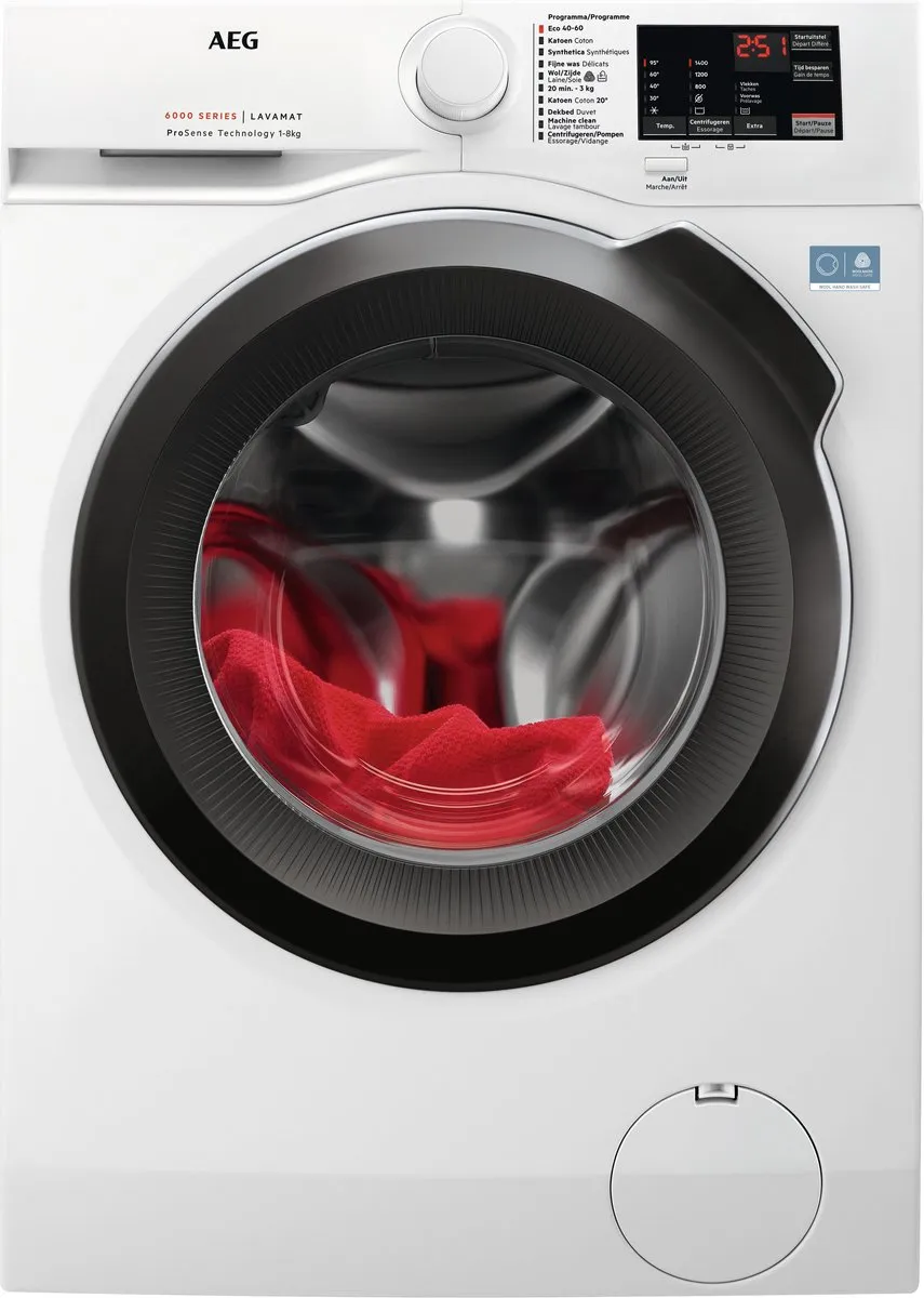 AEG LF6286BB4 6000 ProSense Wasmachine 8kg