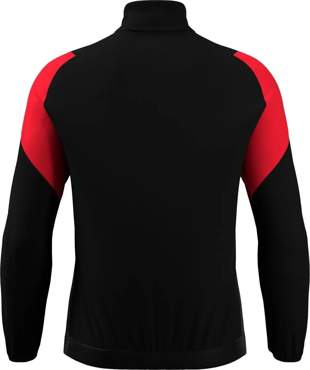 Macron Glory Vanir Top Full Zip Kinderen 9-10Y - Zwart/Rood