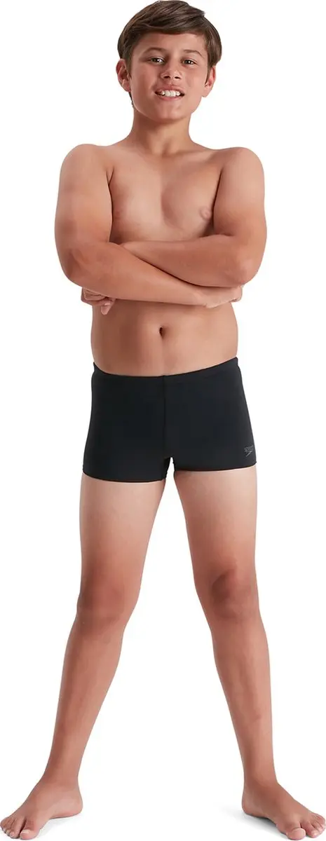 Speedo Endurance+ Aquashort Jongens Sportzwembroek 116 - Zwart
