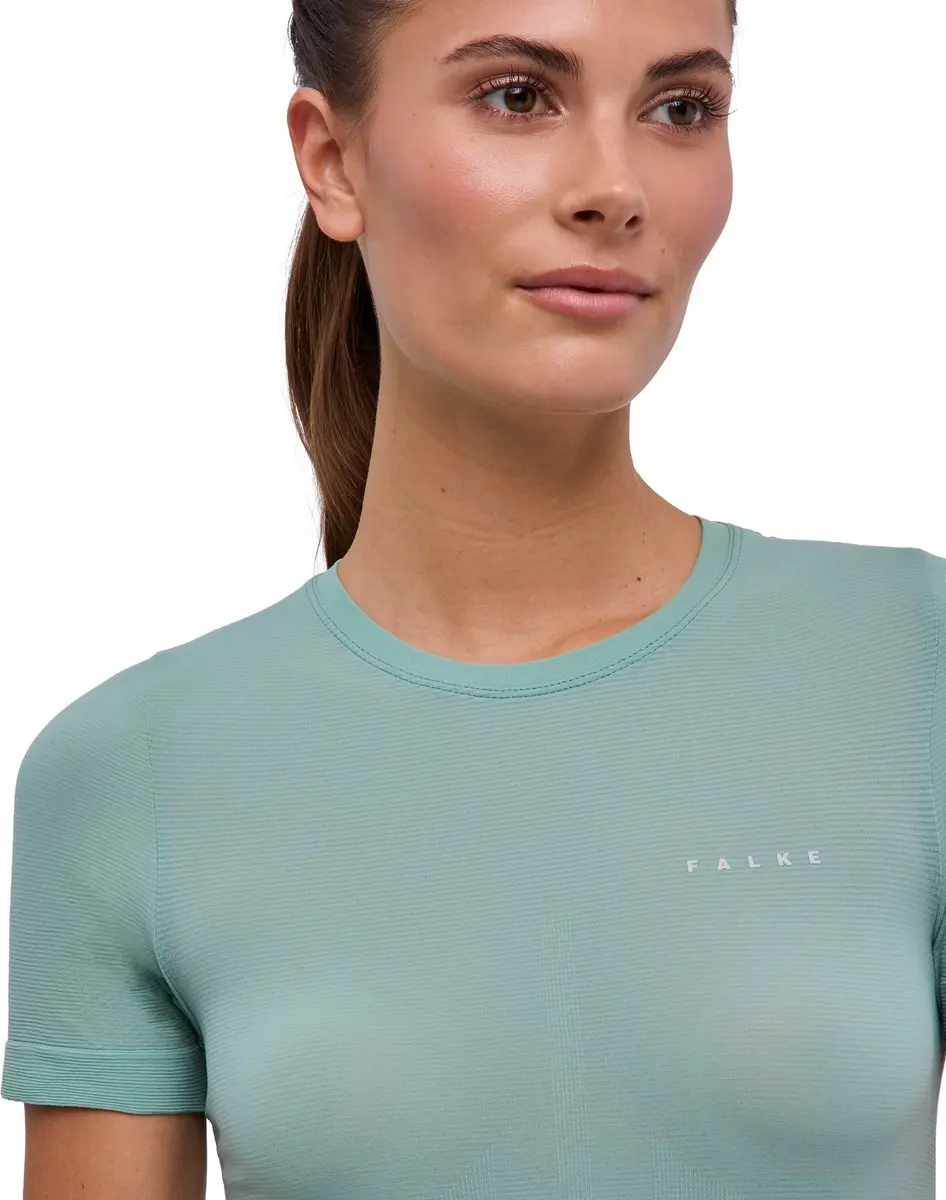 Falke Ultralight Cool Dames T-shirt Kort - XS - Groen