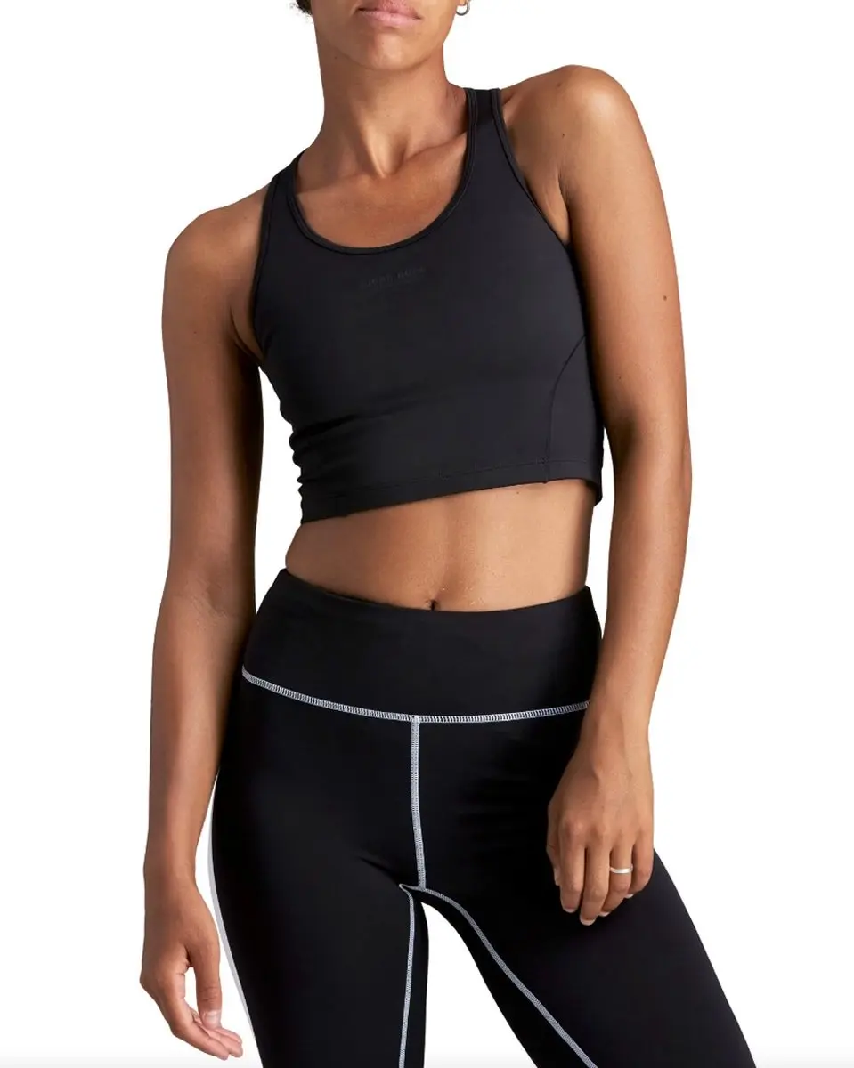 Björn Borg Borg Crop Tank Dames - Maat 34 - Zwart