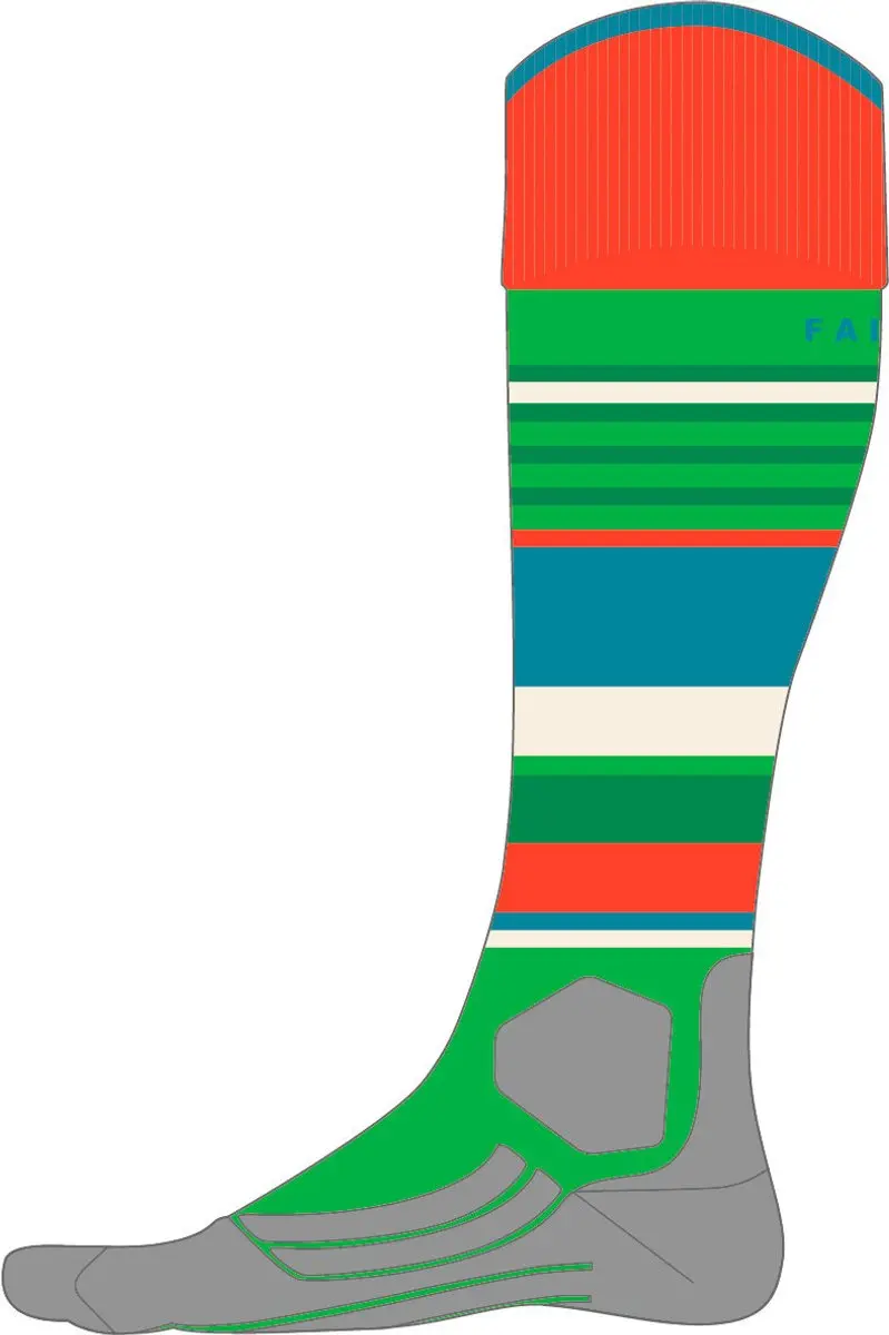 Falke SK2 Intermediate Warm Wol Skisokken - Maat 27-30 - Groen - afbeelding 6 van 6