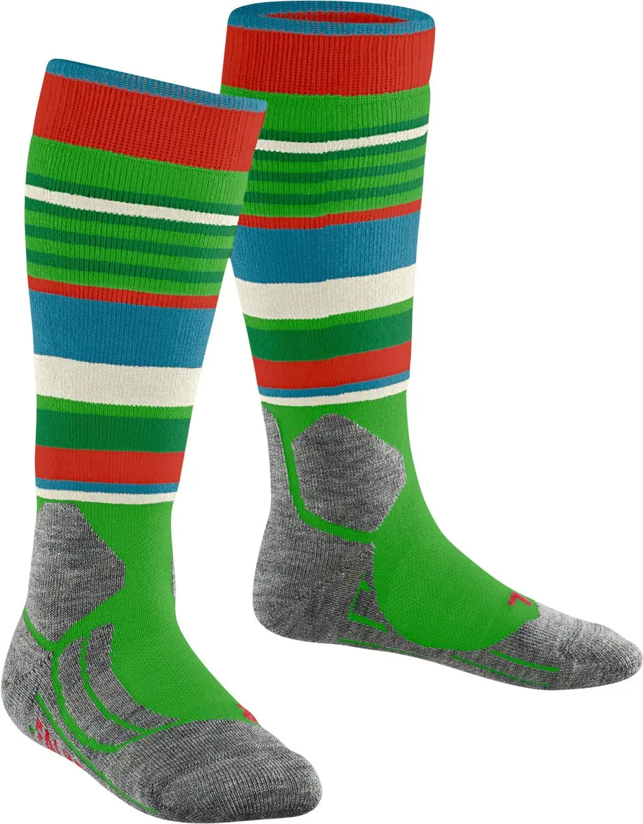 Falke SK2 Intermediate Warm Wol Skisokken - Maat 27-30 - Groen
