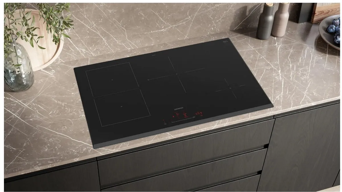 Siemens iQ500 ED851HSB1E Inductiekookplaat 80cm - 4 Branders 7,6kW Zwart