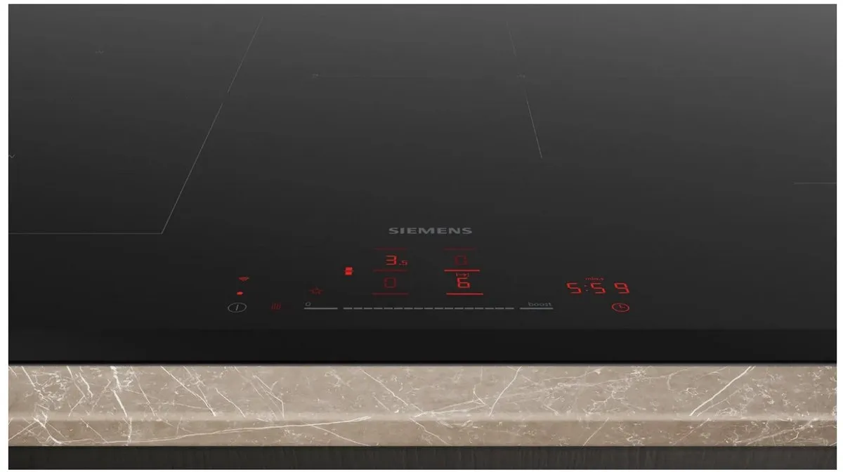 Siemens iQ500 ED851HSB1E Inductiekookplaat 80cm - 4 Branders 7,6kW Zwart - afbeelding 6 van 6