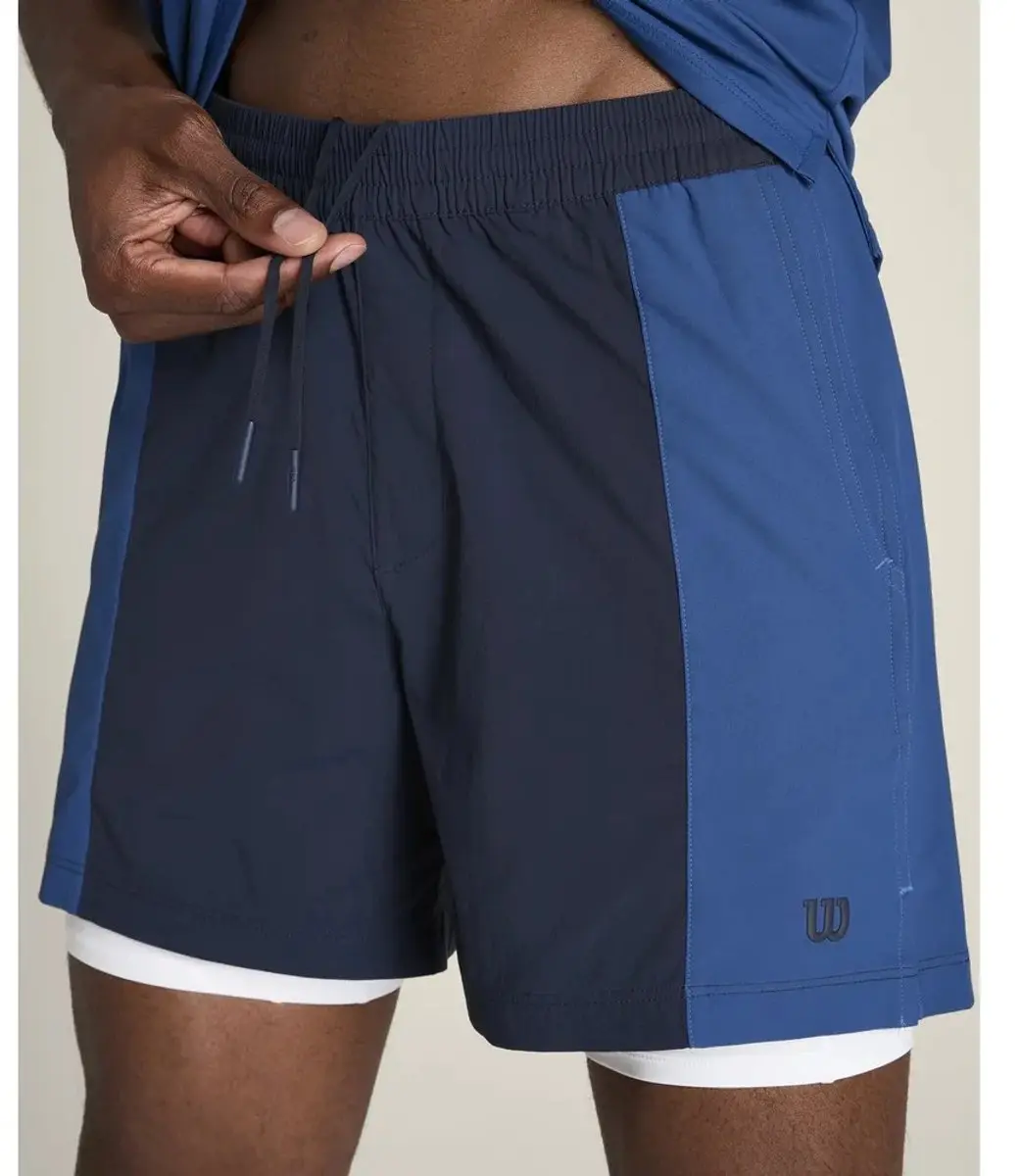 Wilson Tennis Volley Korte Broek - Blauw 2XL