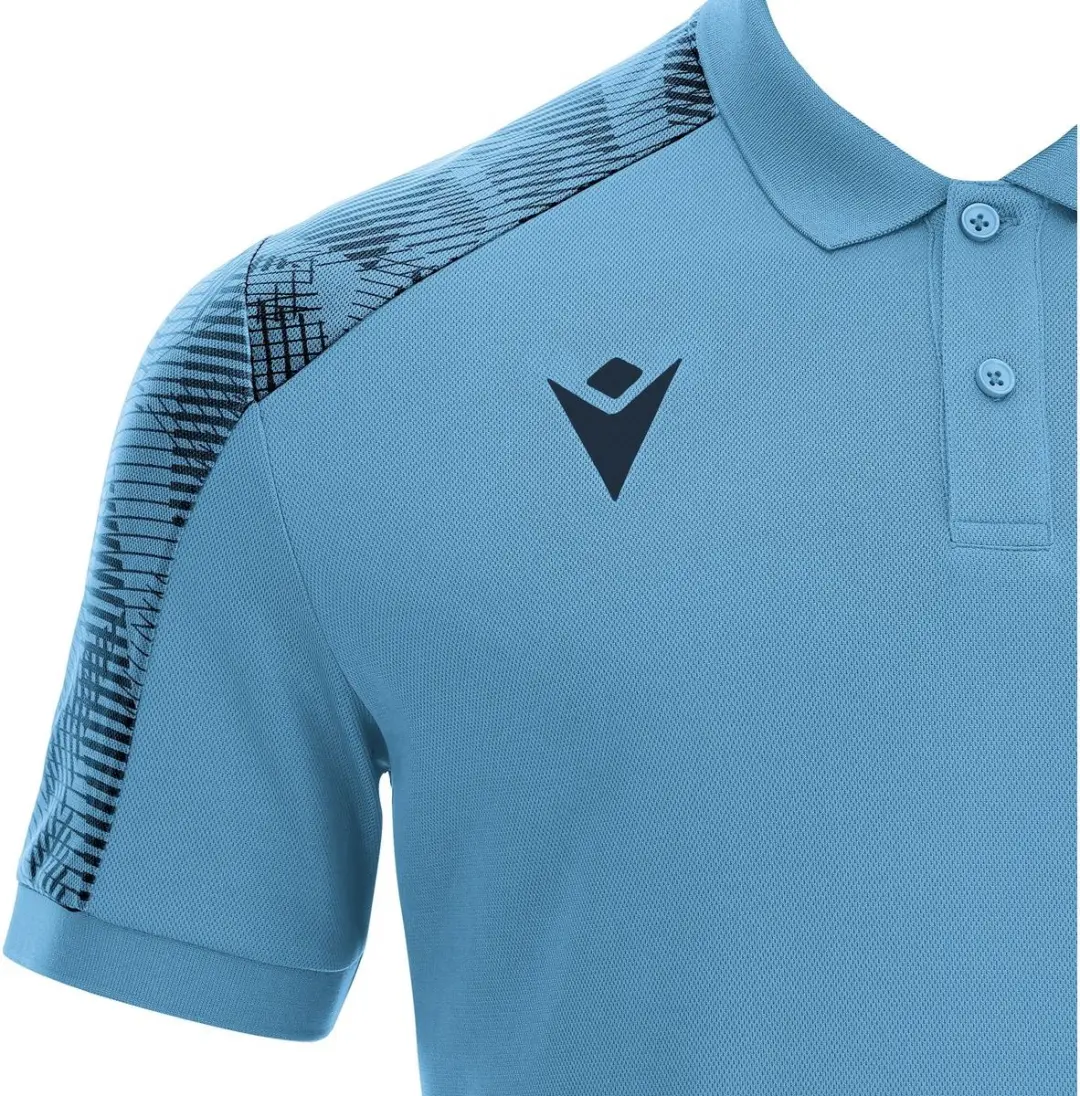 Macron Excellence Rock Polo Heren - Hemelsblauw 4XL