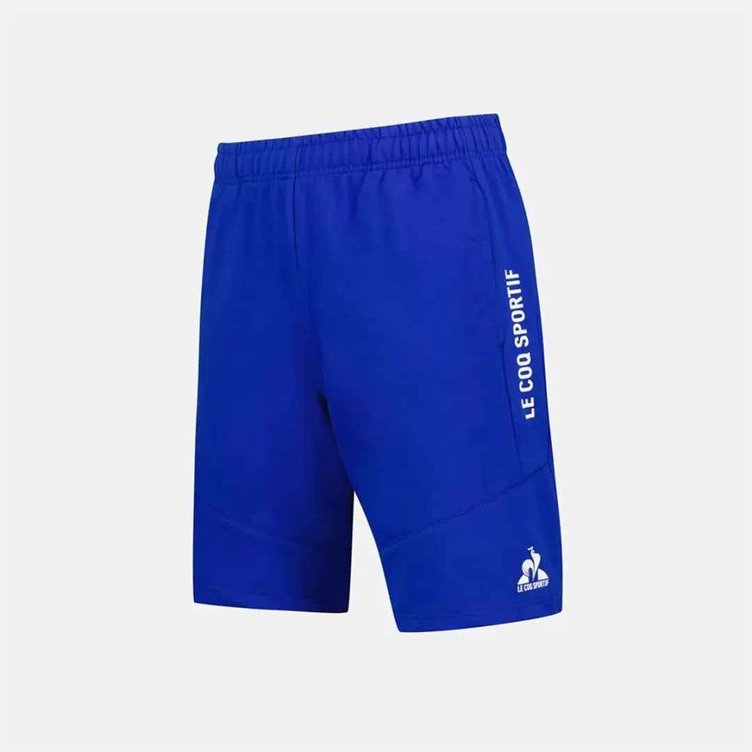 Le Coq Sportif Ess Regular N°1 Korte Sportbroek - 10 Jaar - Ant Electric Blue