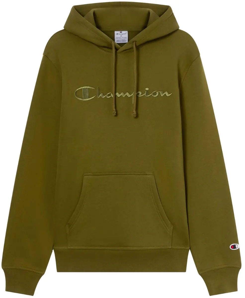 Champion Heren Hooded Sweatshirt - M - Olijfgroen