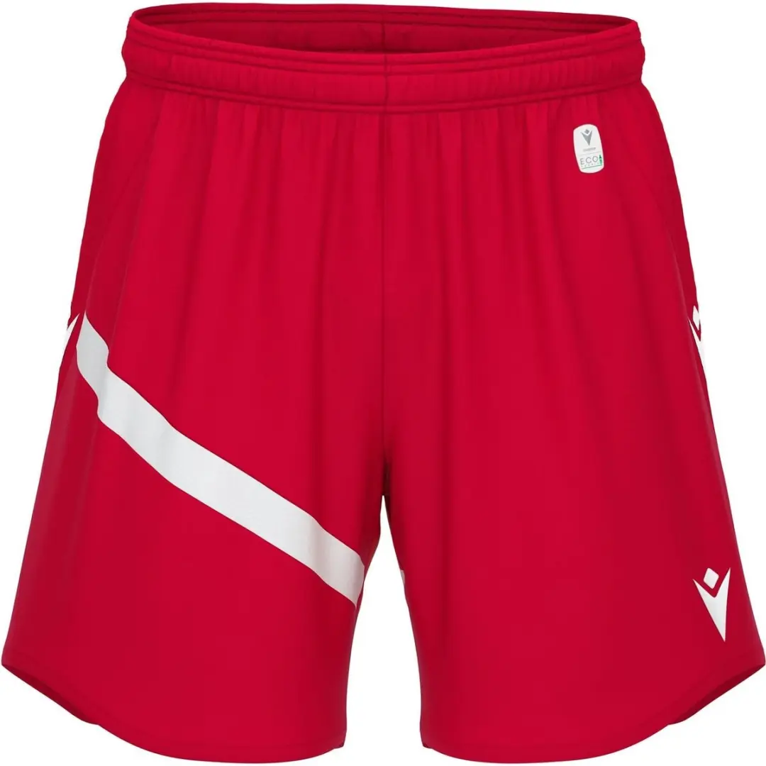 Macron Shen Eco Short Heren - Rood/Wit 3XL