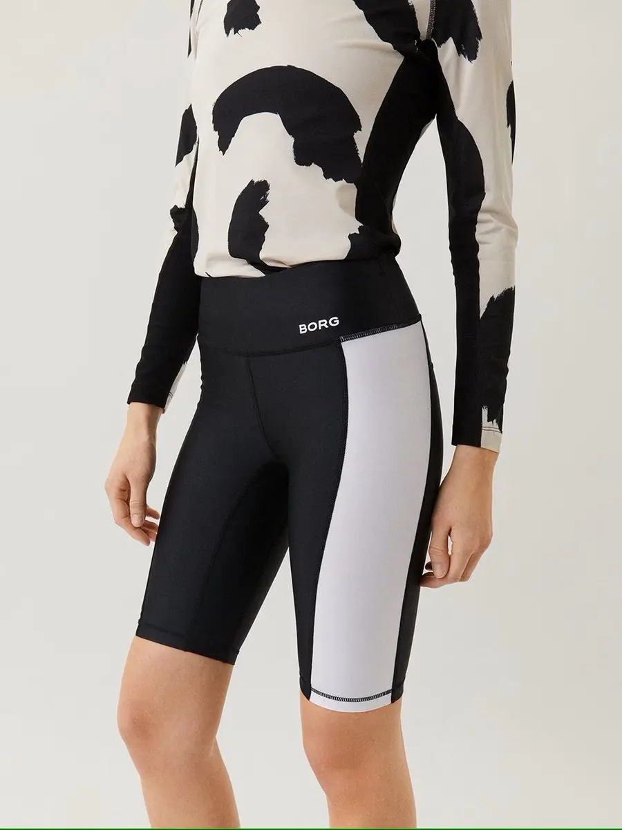 Björn Borg Dames Stripe Biker Shorts 34 - Multicolor