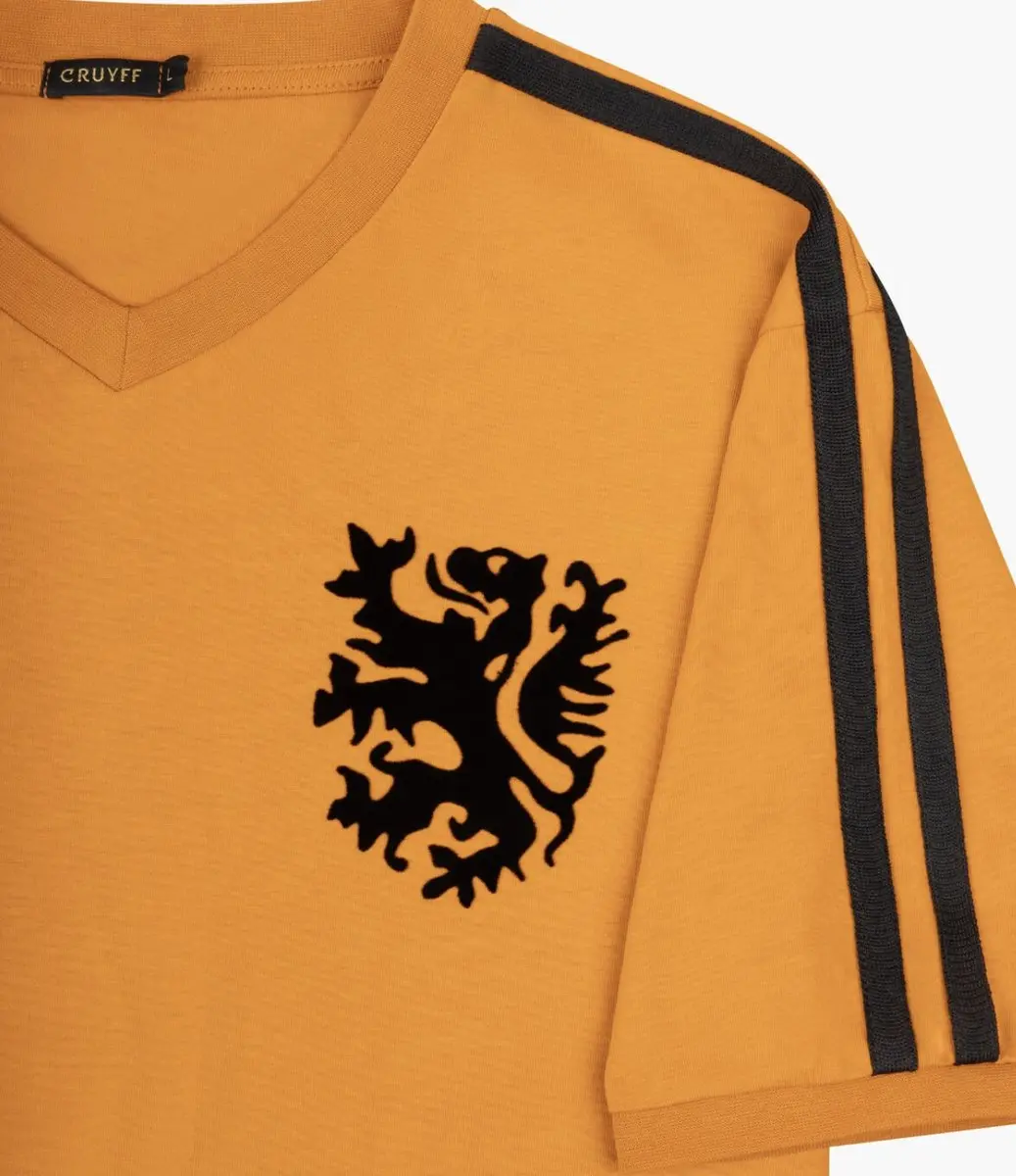 Cruyff World Cup Tee - Maat 152 - Vintage Orange