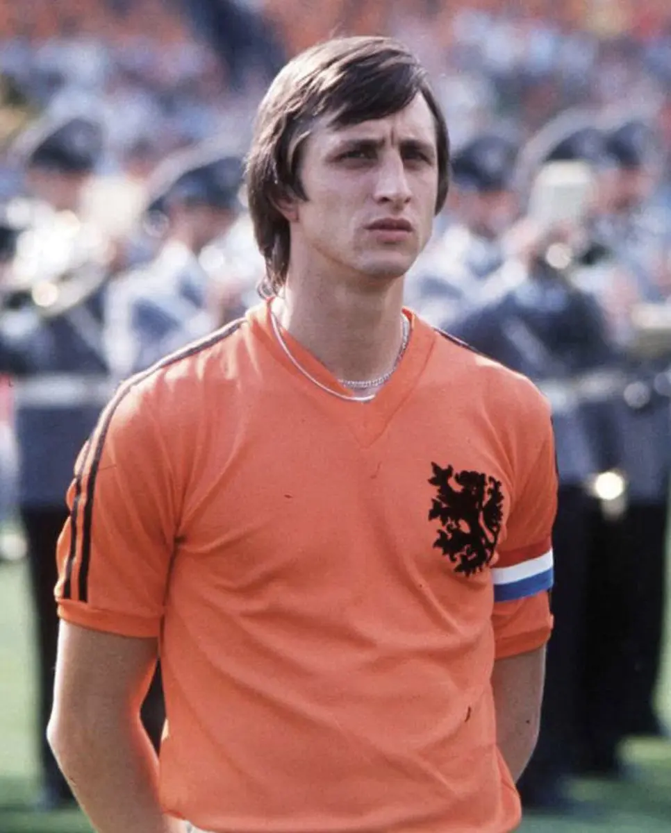 Cruyff World Cup Tee - Maat 152 - Vintage Orange
