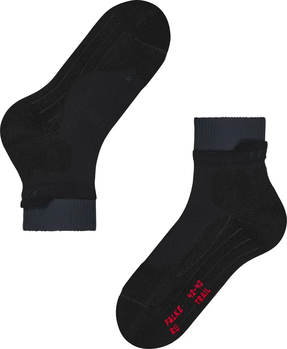 Falke RU Trail Sportsokken - Heren - Maat 46-48 - Zwart