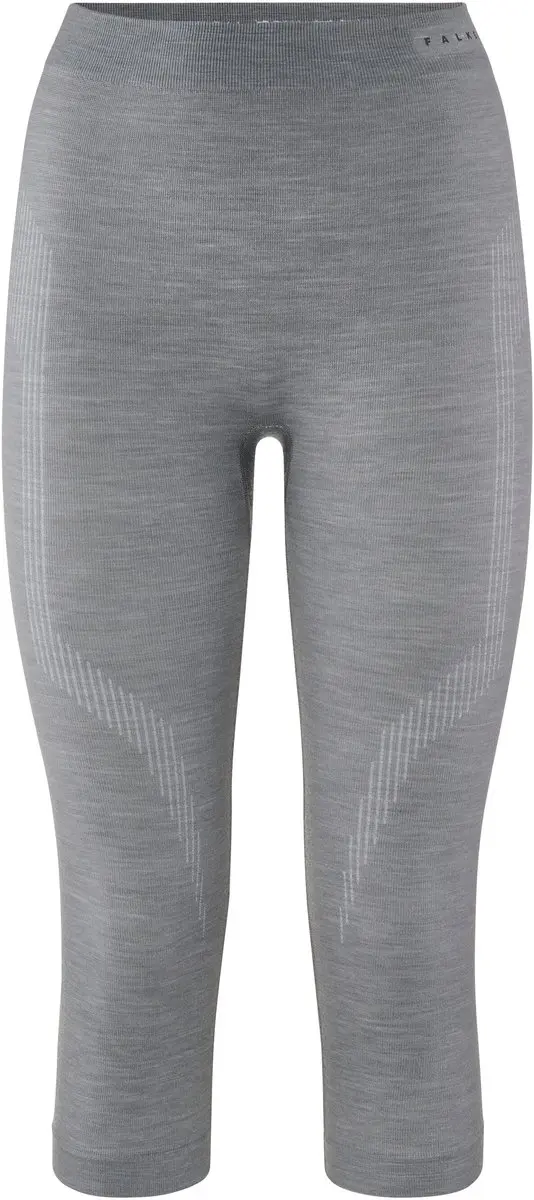 FALKE Wool-Tech 3/4 Ondergoed Dames - L - Grijs