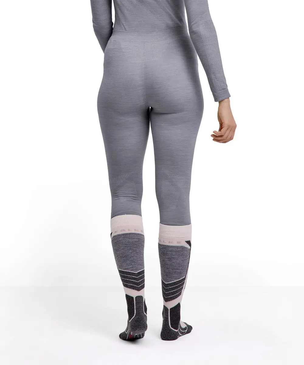 FALKE Wool-Tech 3/4 Ondergoed Dames - L - Grijs