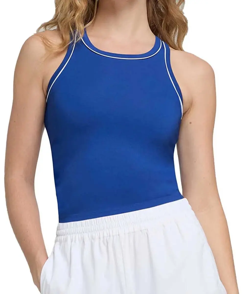 Wilson Team Mouwloos T-shirt Vrouw Royal Blue XS