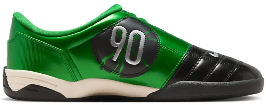 Nike Total 90 SP Quit The Rage Zaalvoetbalschoen - Zwart/Groen - Maat 42