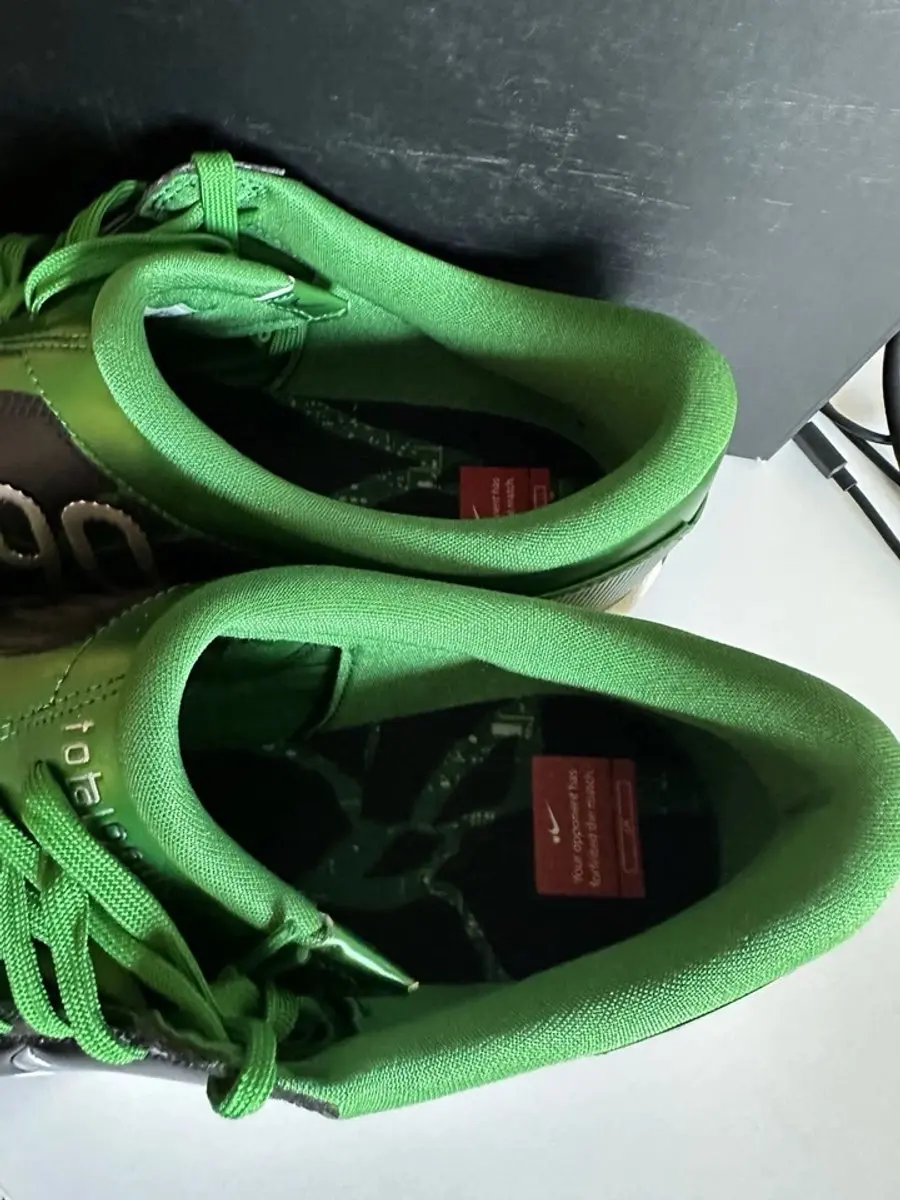 Nike Total 90 SP Quit The Rage Zaalvoetbalschoen - Zwart/Groen - Maat 42