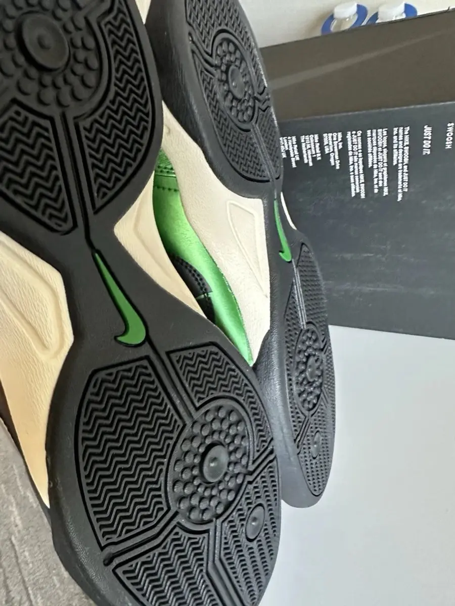 Nike Total 90 SP Quit The Rage Zaalvoetbalschoen - Zwart/Groen - Maat 42