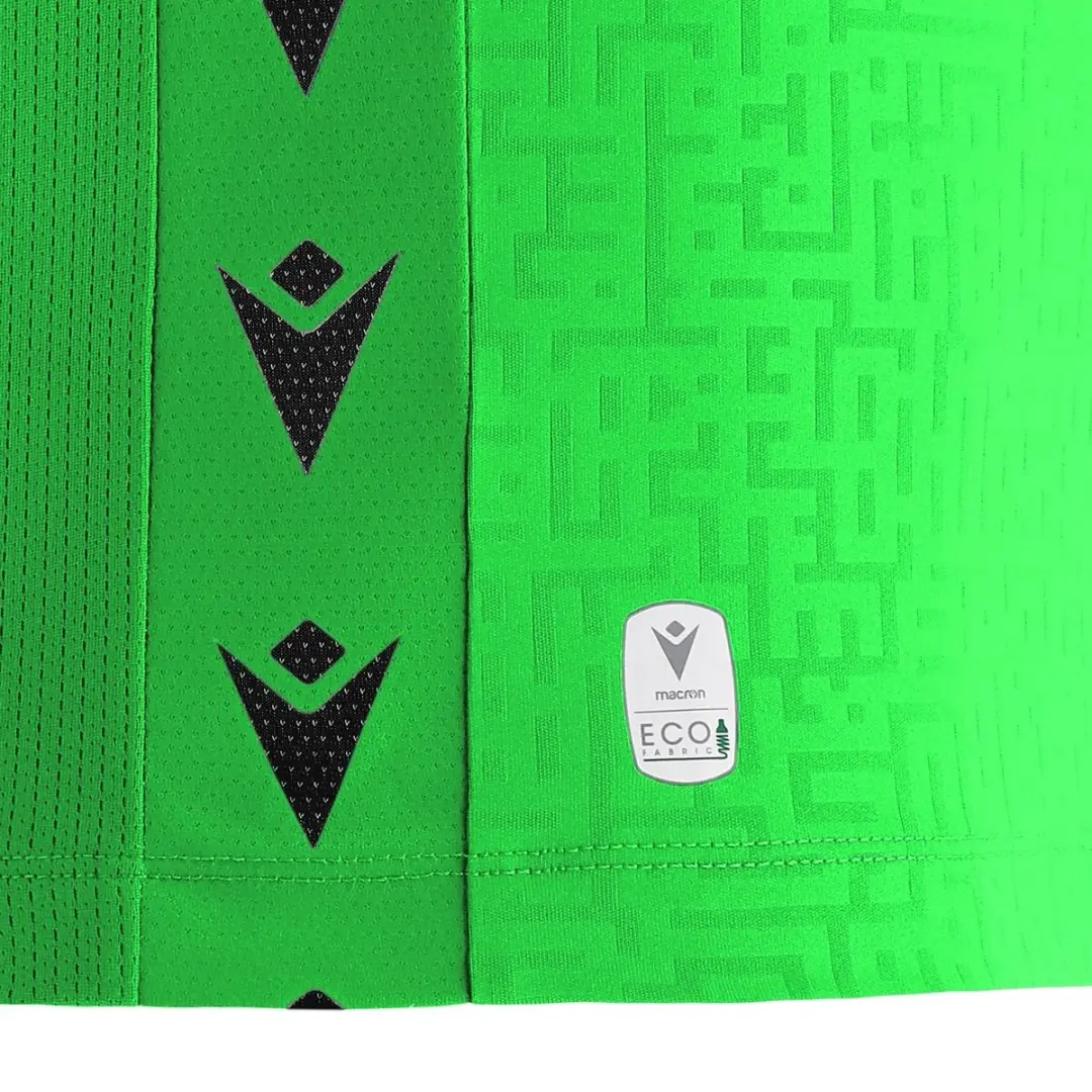 Macron Cygnus Keepershirt Kinderen - Fluogroen/Zwart 122/128