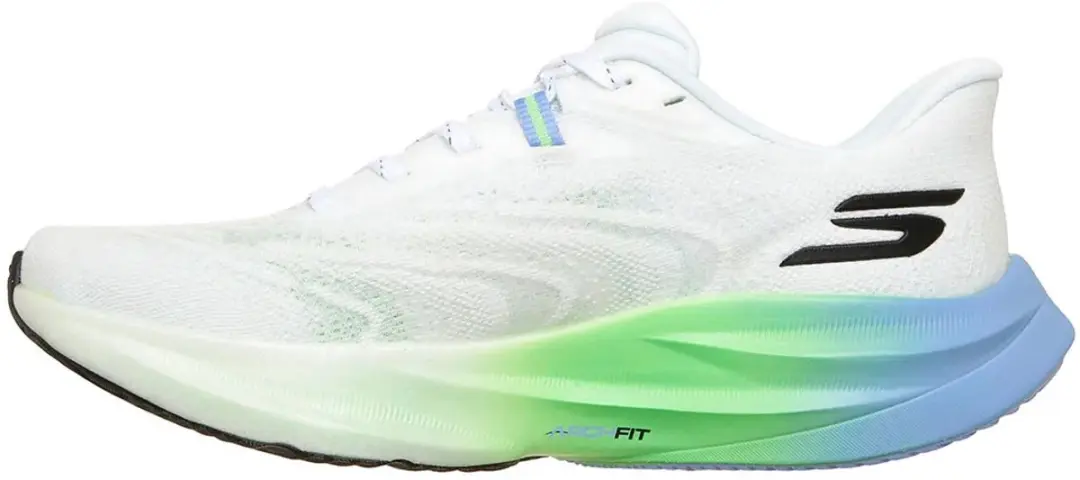 Skechers SKX Aero Spark Hardloopschoenen - 39 - Wit/Lime