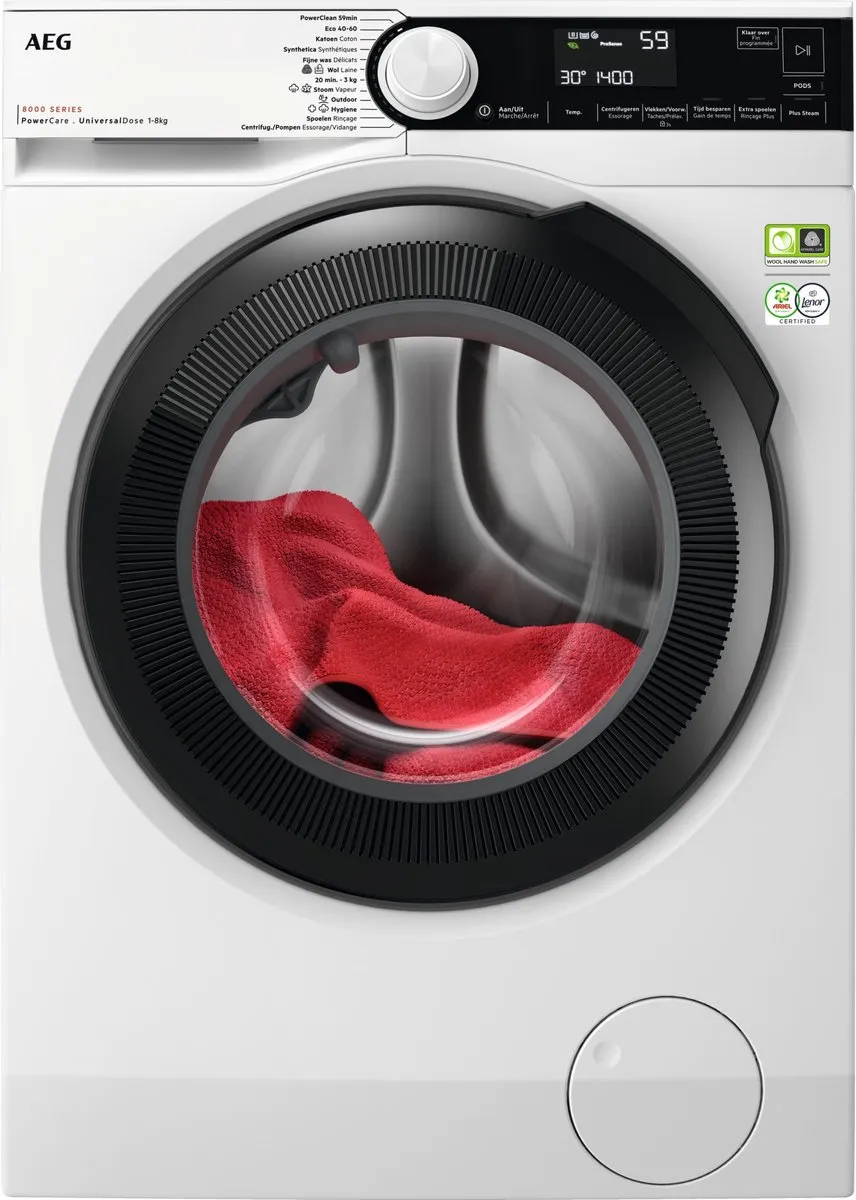 AEG LR85U844 EcoLine 8000 Wasmachine 8kg