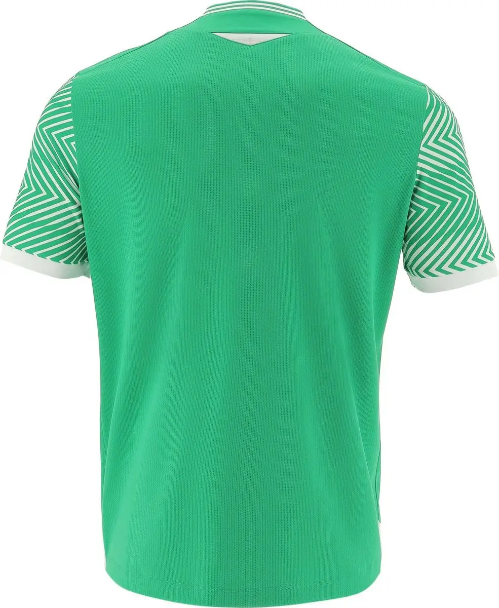 Macron Tureis Shirt Korte Mouw Kinderen 122/128 - Groen/Wit
