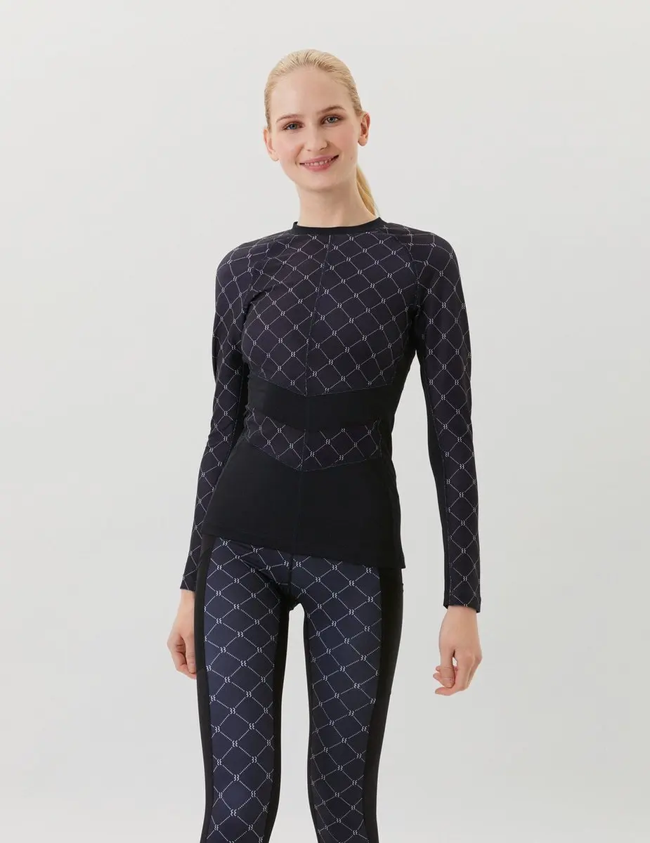Björn Borg Dames Slim Print Longsleeve