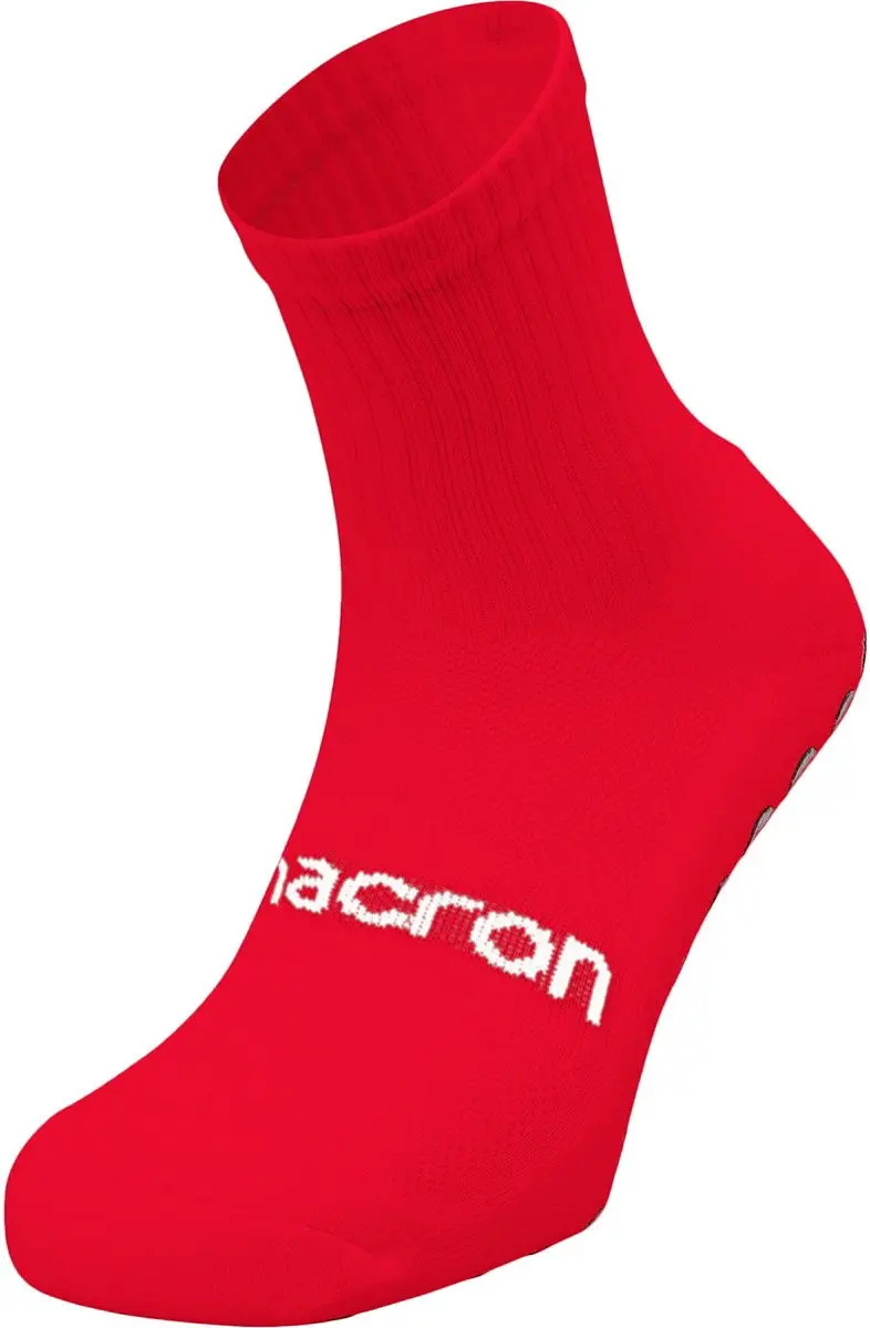 Macron Gripfit Gripsokken Rood/Wit