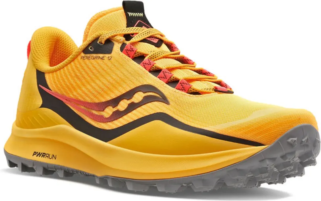 Saucony Peregrine 12 Dames Trailhardloopschoenen - 43 - Geel/Zwart