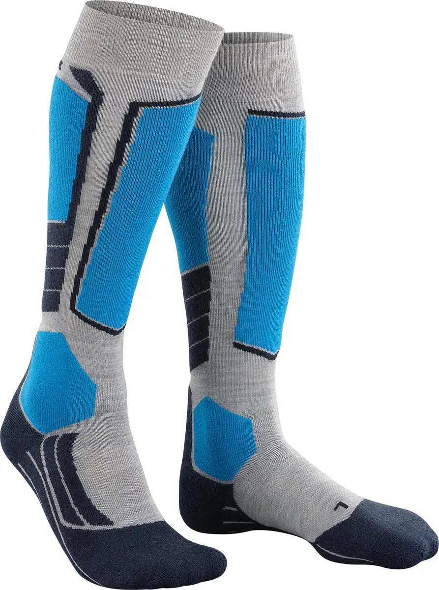 Falke SK2 Wool Skisokken - Dikke Wol Grijs