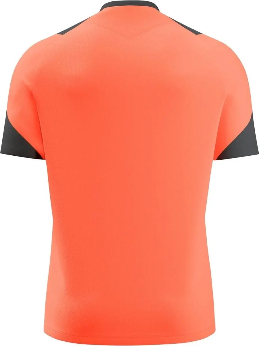 Macron Glory Golem Shirt Heren - Coral Fluor/Antraciet S