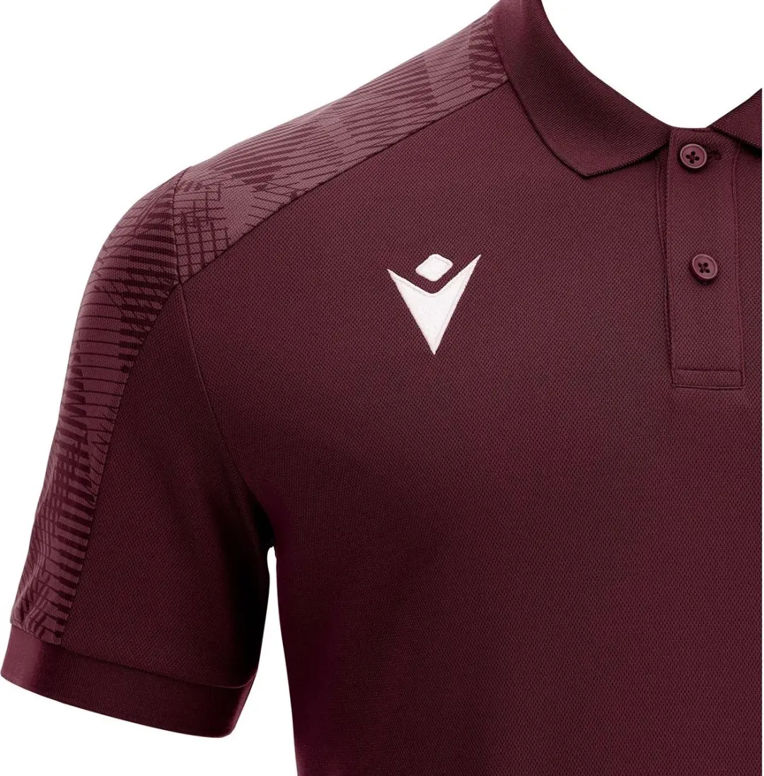 Macron Excellence Rock Polo Heren Bordeaux 5XL