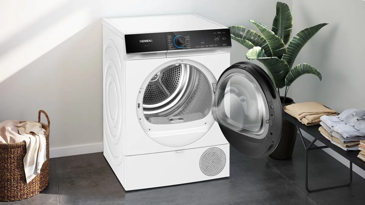 Siemens iQ700 WQ35B2BSFG Warmtepompdroger 8 kg - Wit