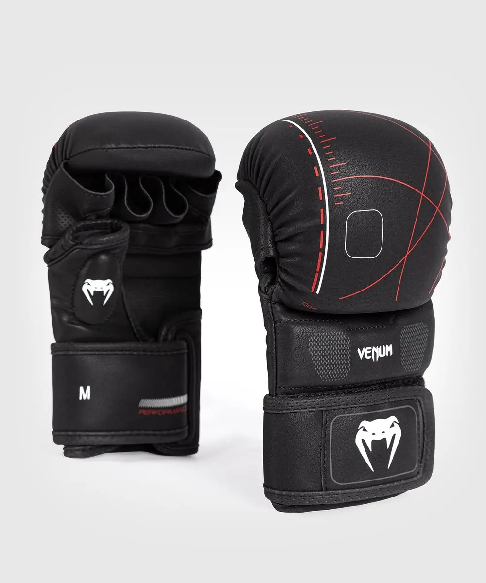 Venum Tactical XT Sparring Handschoenen 8 oz - Zwart Vuurrood M