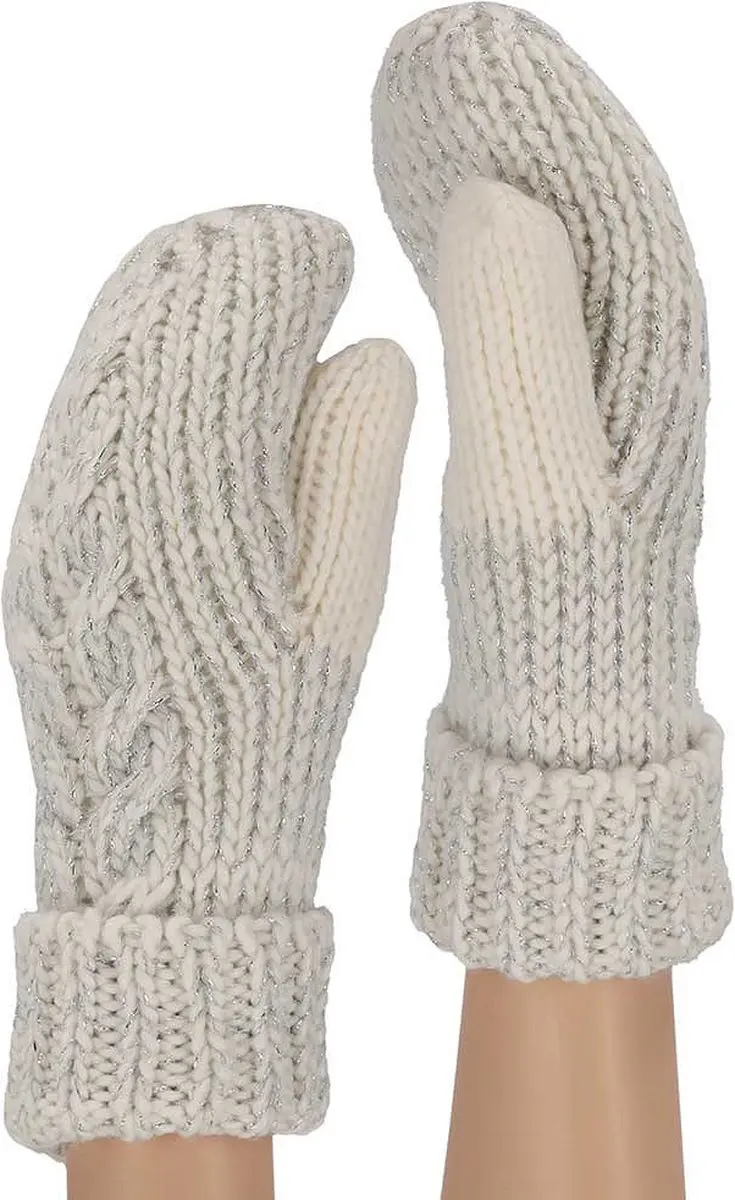Sarlini Ski Handschoenen Dames - One Size - Offwhite