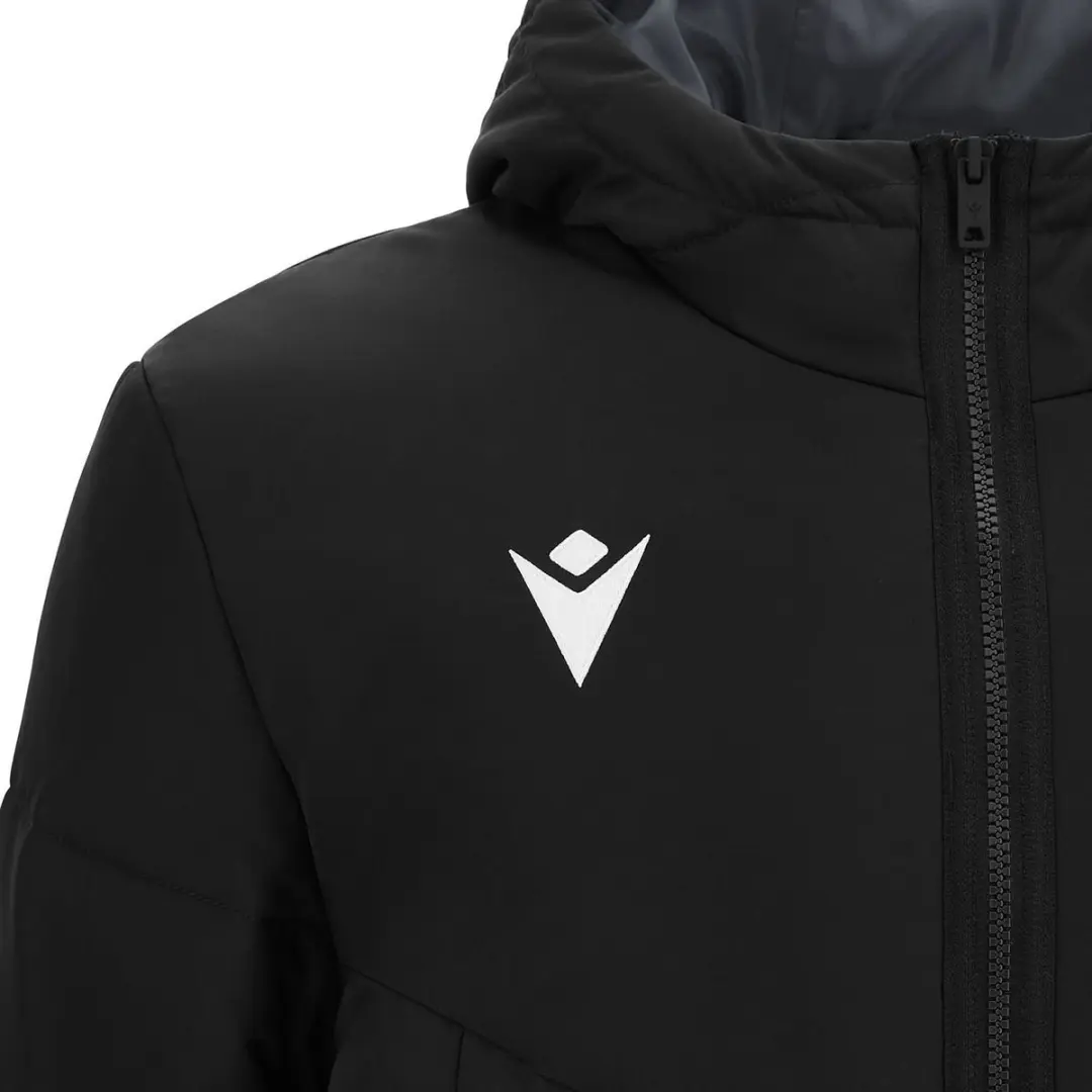 Macron Northland Long Coach Jacket Heren - XL - Zwart