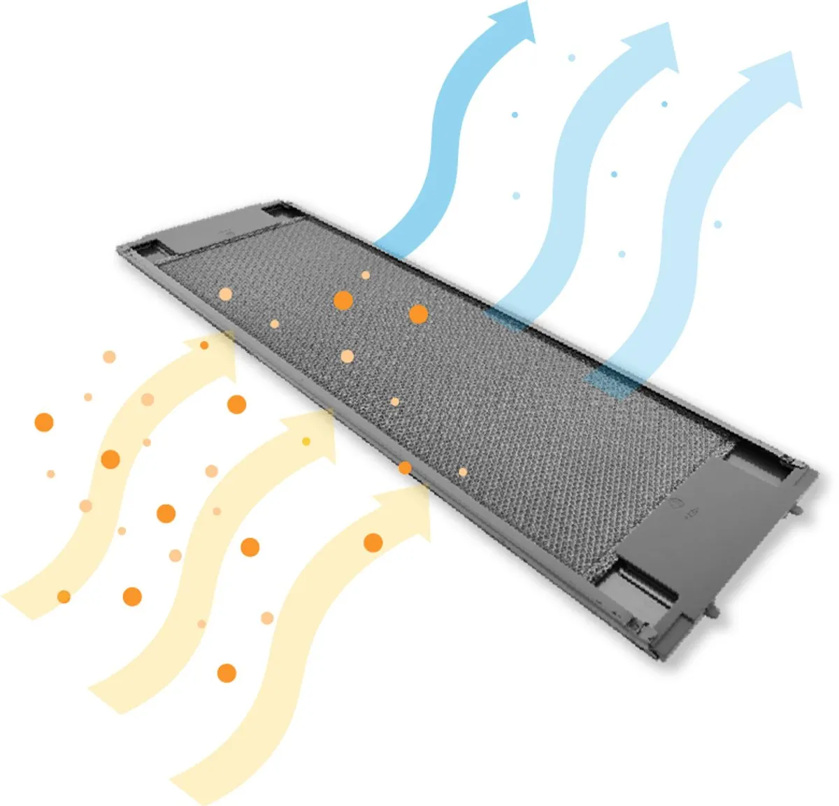 AEG Metaalfilter 507x160mm 50263849007 - Zilver