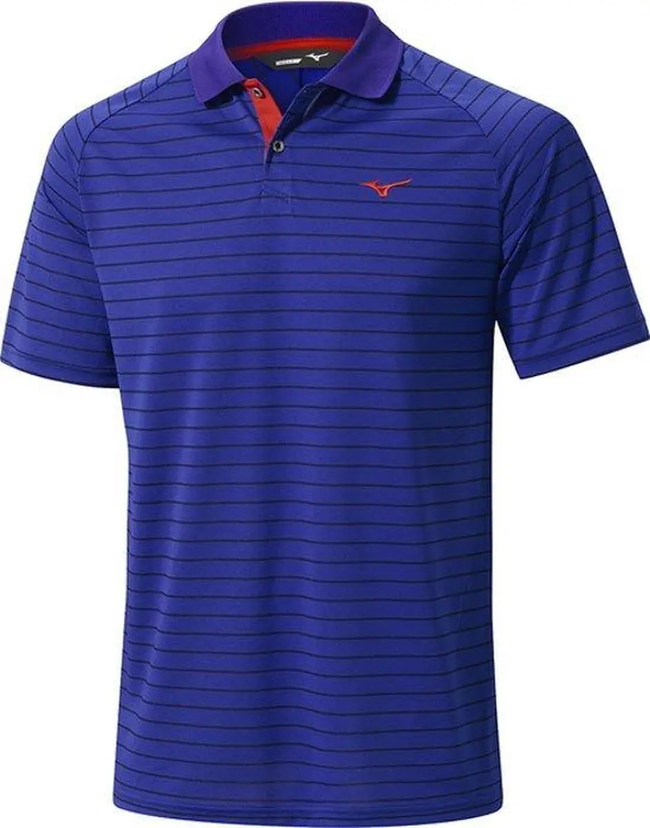 Mizuno Golfpolo Quick Dry Striped