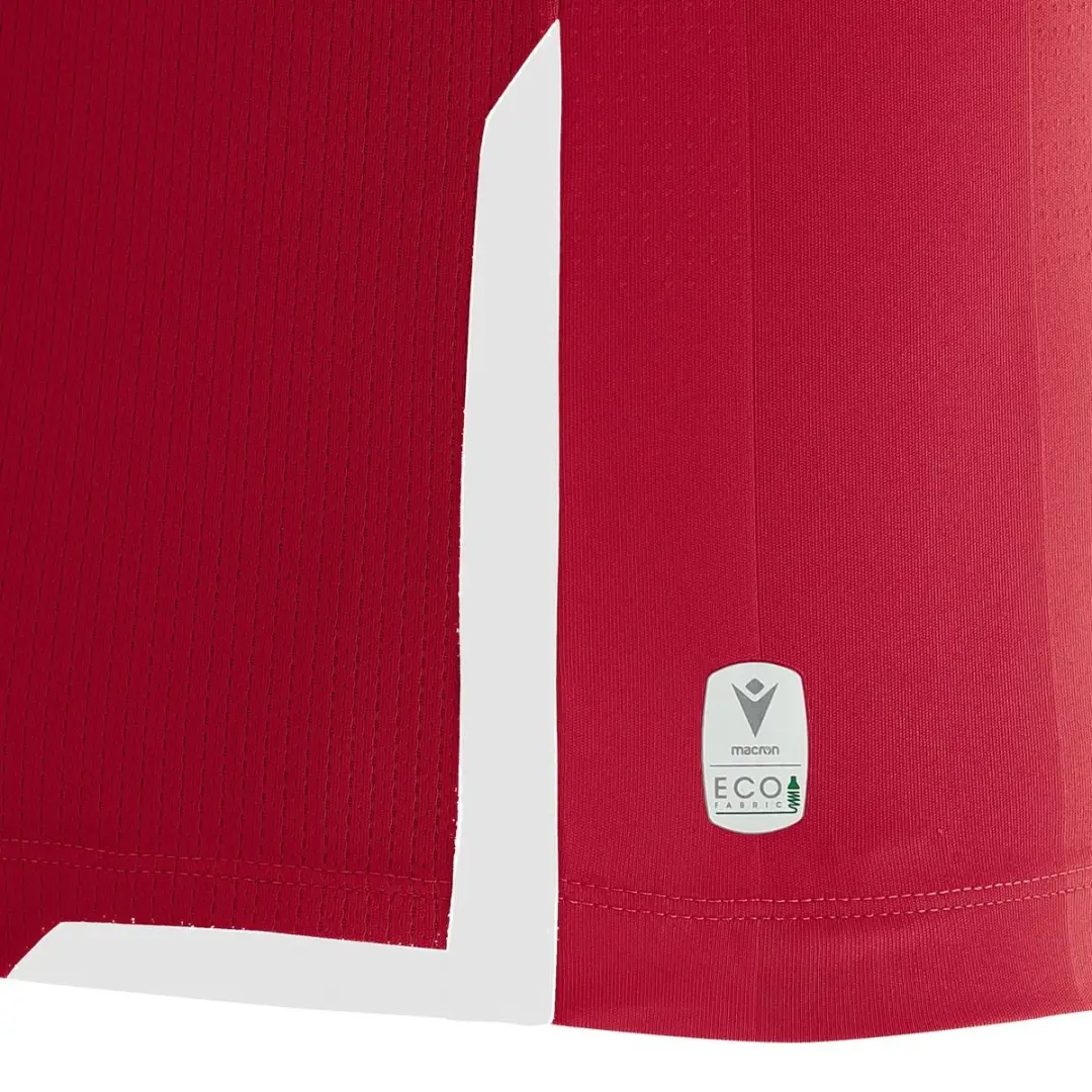 Macron Alioth Heren Shirt Korte Mouw - XL - Rood/Wit