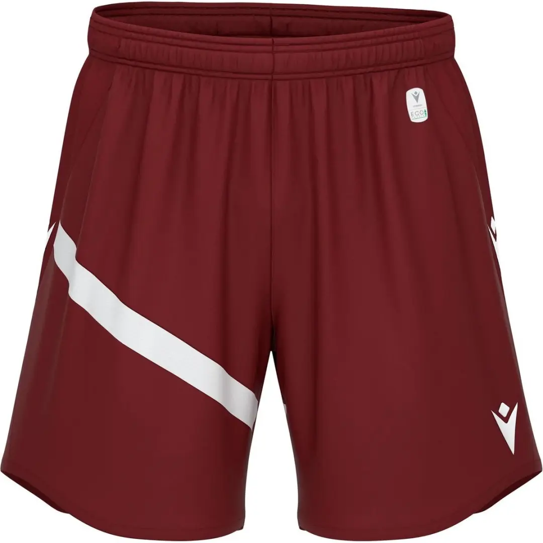 Macron Shen Eco Short Heren - Bordeaux/Wit XXL