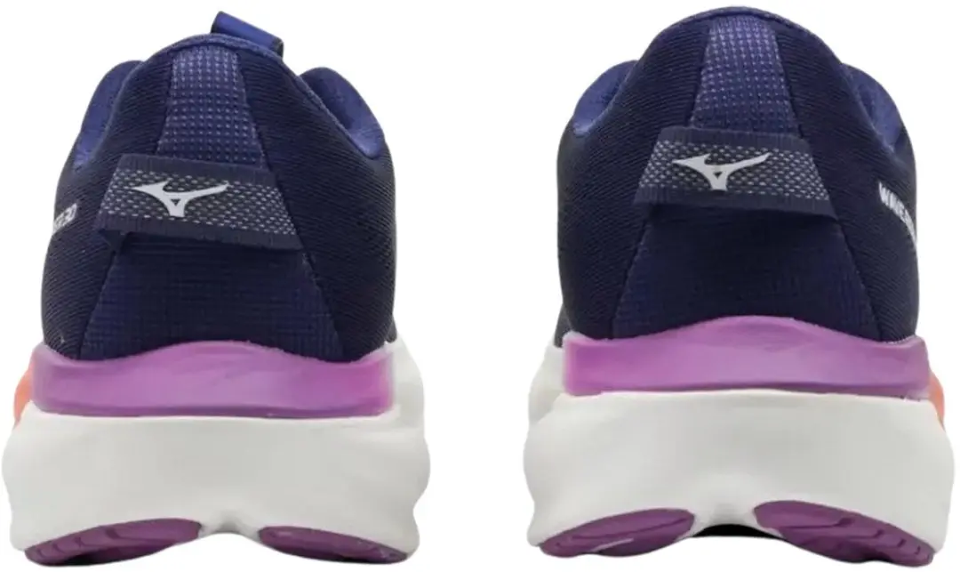 Mizuno Wave Rider 30 Heren Hardloopschoenen 45 - Donkerblauw/Paars/Oranje