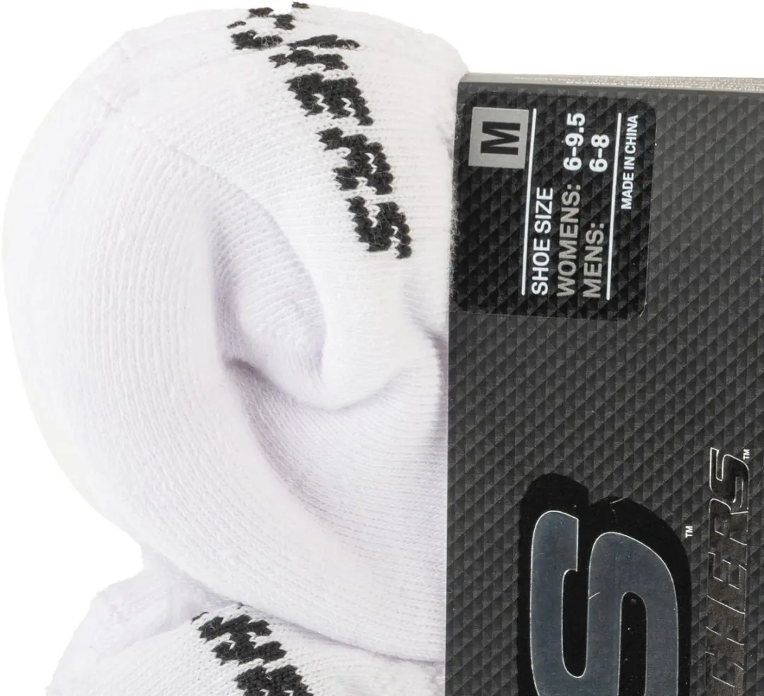 Skechers Core Lowcut Md Sokken - 6 Paar Wit