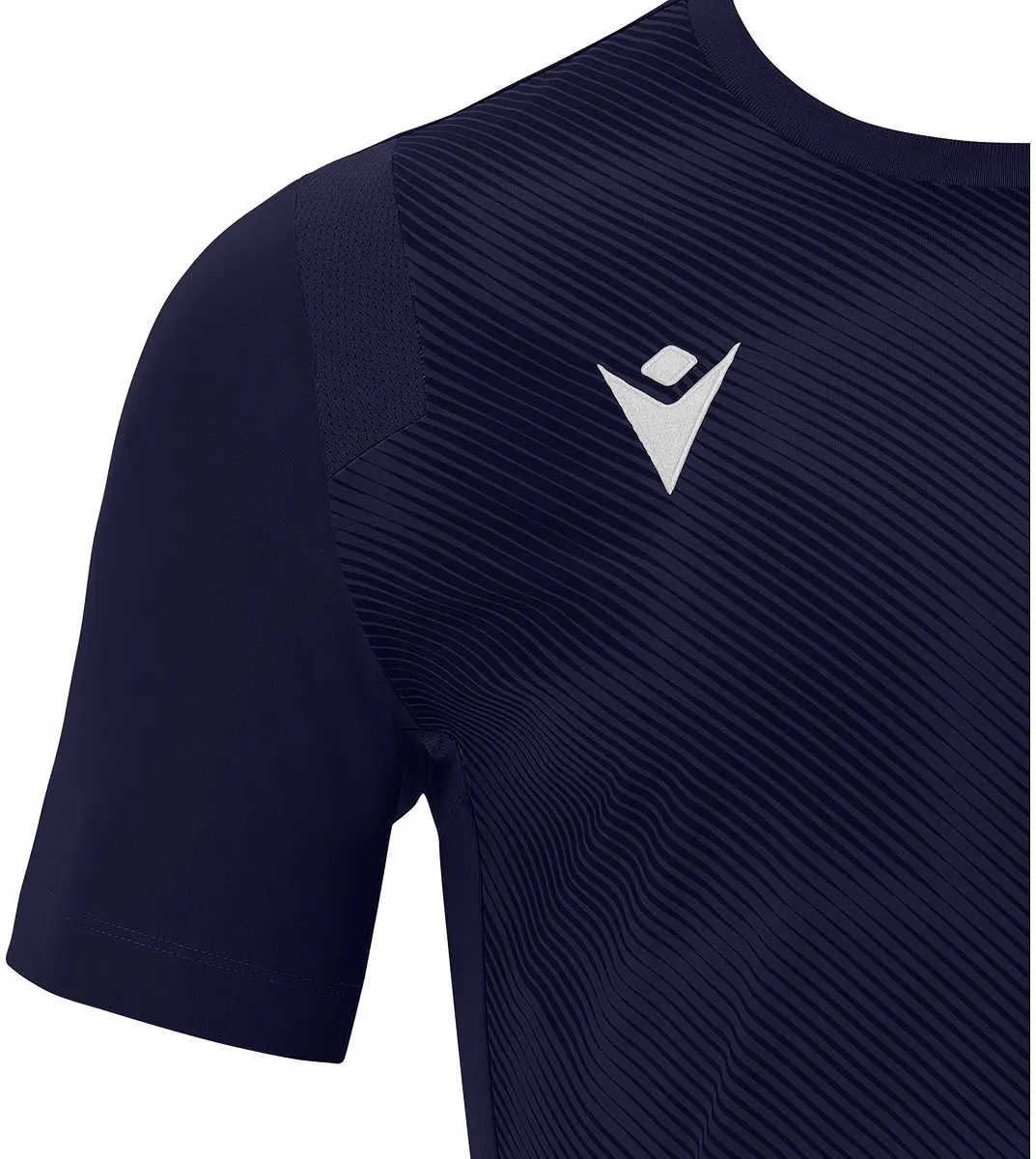 Macron Rodders Shirt Korte Mouw Kinderen 11-12Y - Marine