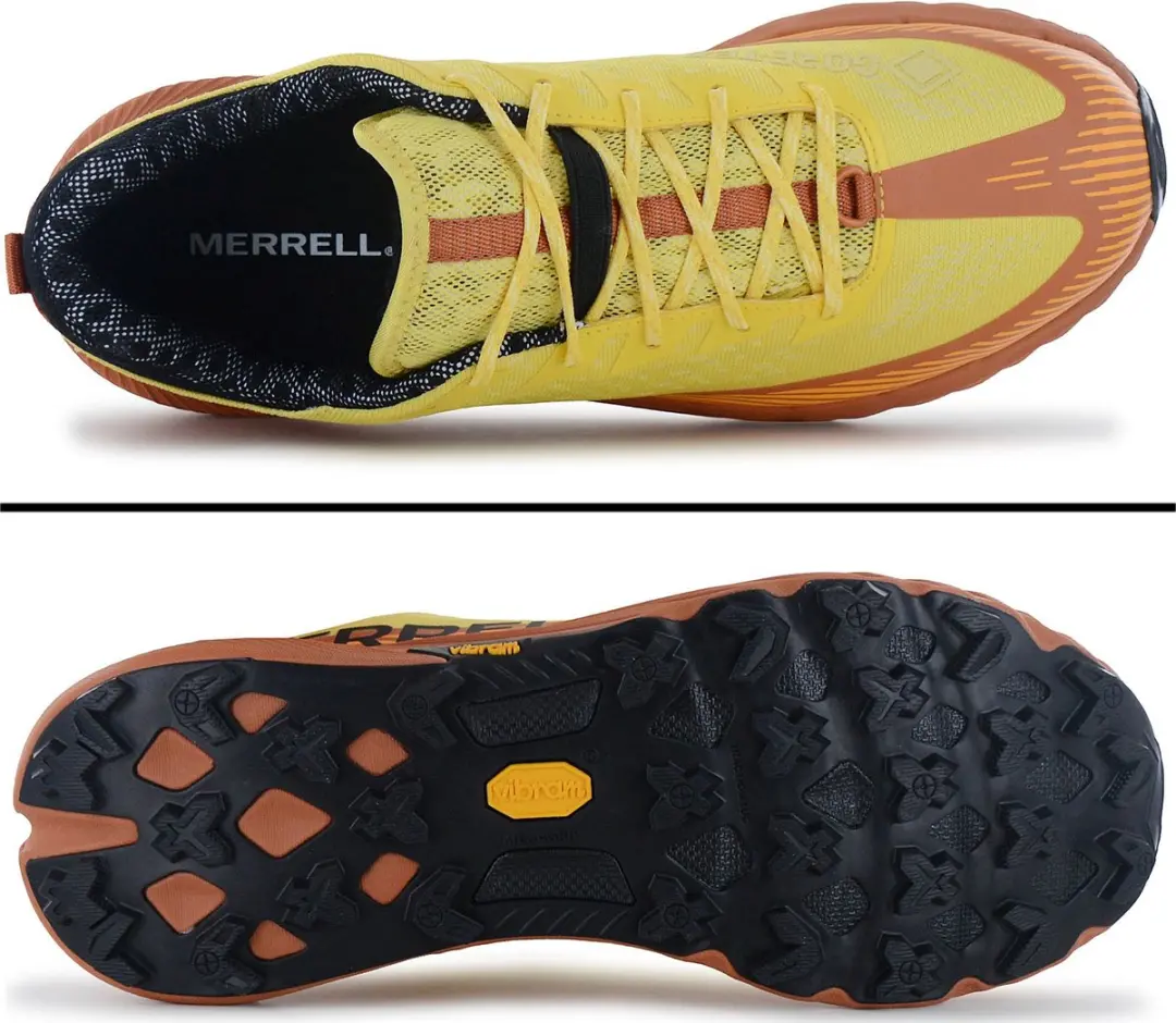 Merrell Agility Peak 5 GTX Trail-Running Schoenen - EU 43 - Geel