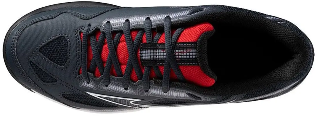 Mizuno Break Shot 4 Padel - Maat 40,5 - Grey Stone/White/Salsa
