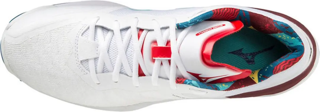 Mizuno Wave Stealth Neo Volleybalschoenen - 46.5 - Wit/Blauw/Rood