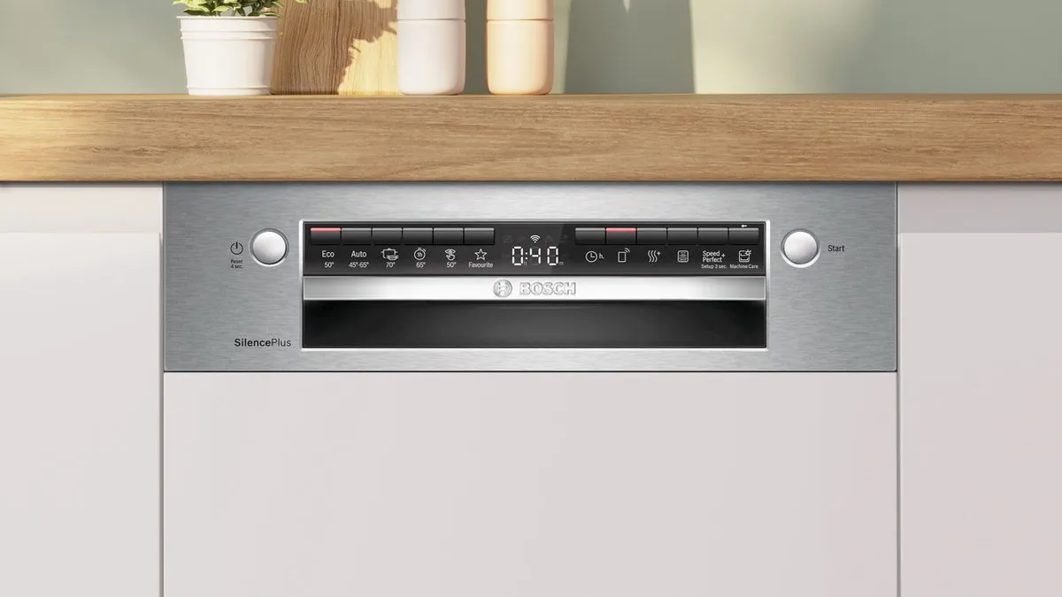 Bosch SPI4HMS49E Serie 4 Inbouwvaatwasser 45cm - 10 Couverts - RVS