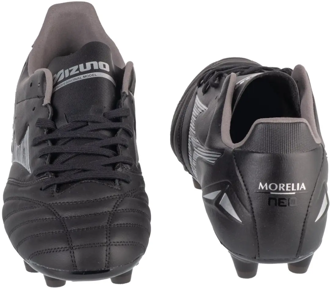 Mizuno Morelia Neo IV Pro FG Voetbalschoenen 43 - Zwart